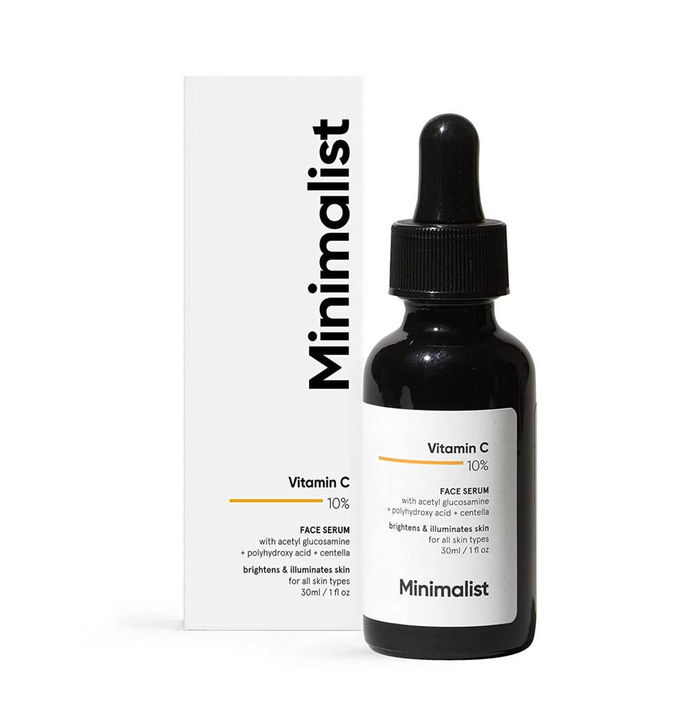 Minimalist 10 Vitamin C Face Serum for Glowing Skin (Beginner Friendly